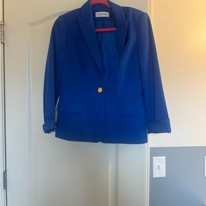 Calvin Klein Vibrant Blue and Pink Jacket